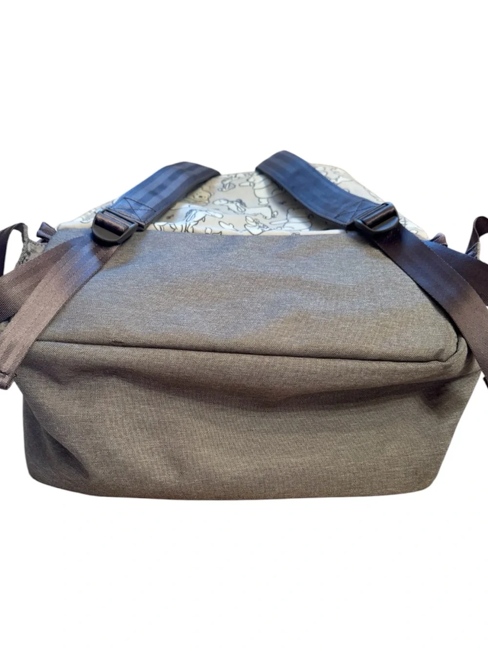 Petunia Pickle Bottom Disney gray Winnie The Pooh Zip back pack Diaper Bag